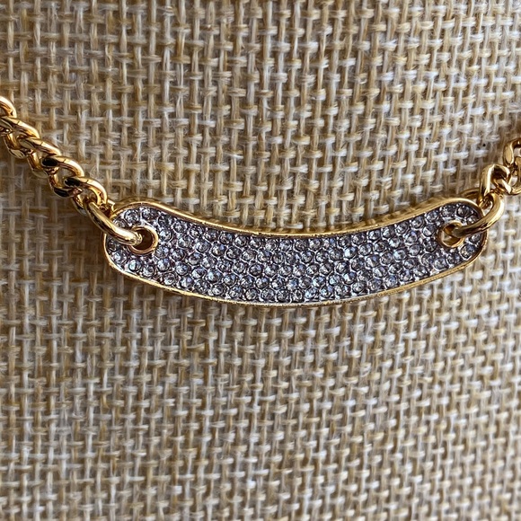 Juicy Couture Gold & Rhinestone Necklace - Picture 2 of 9